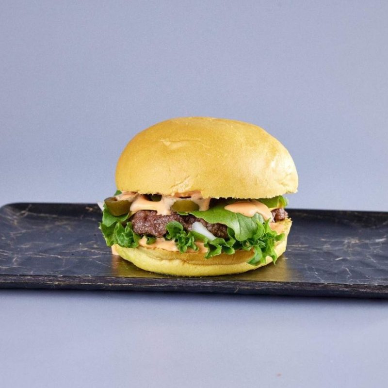 Asian Chilli burger 
